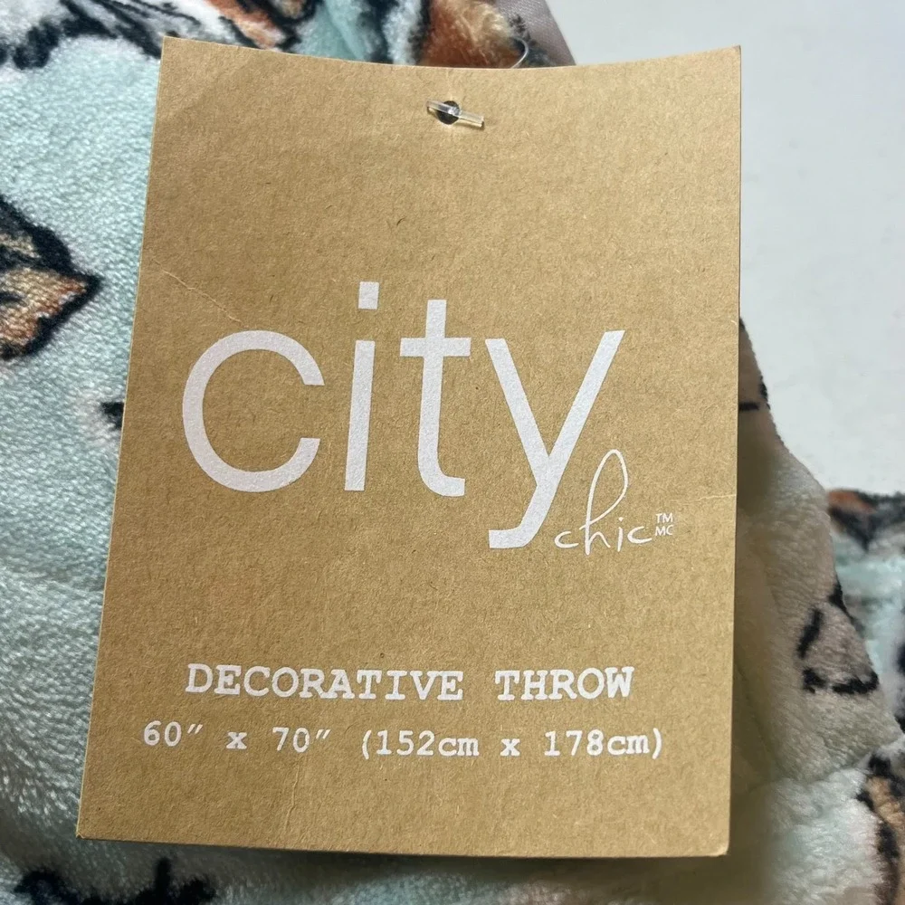 City Chic Dog Breed Throw Blanket 60x70 – Poodle Beagle Dachshund Boxer NWT